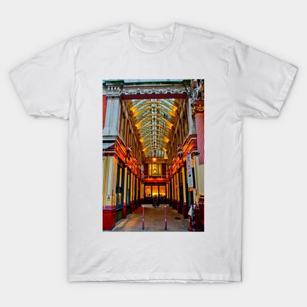 Leadenhall Market City of London England T-Shirt by AndyEvansPhotos